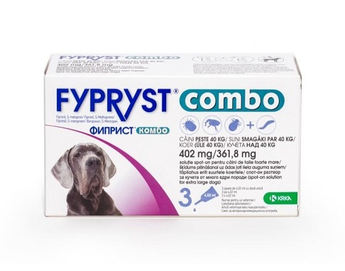 FYPRYST COMBO CAINE DOG XL 402 MG (40-60 KG) - 3 PIPETE