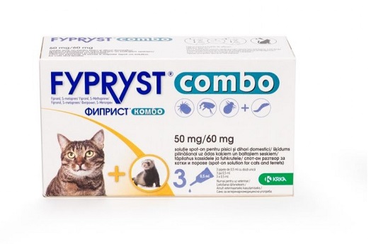 FYPRYST COMBO PISICA CAT 50 MG - 3 PIPETE