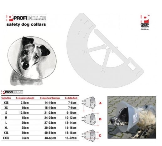 GULER DE PROTECTIE CAINE PROFICOLLAR S - 12.5 CM