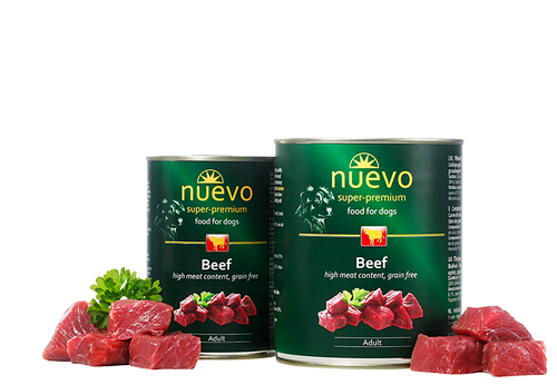 Nuevo Dog Adult Grain Free cu Vita - Conserva 800g