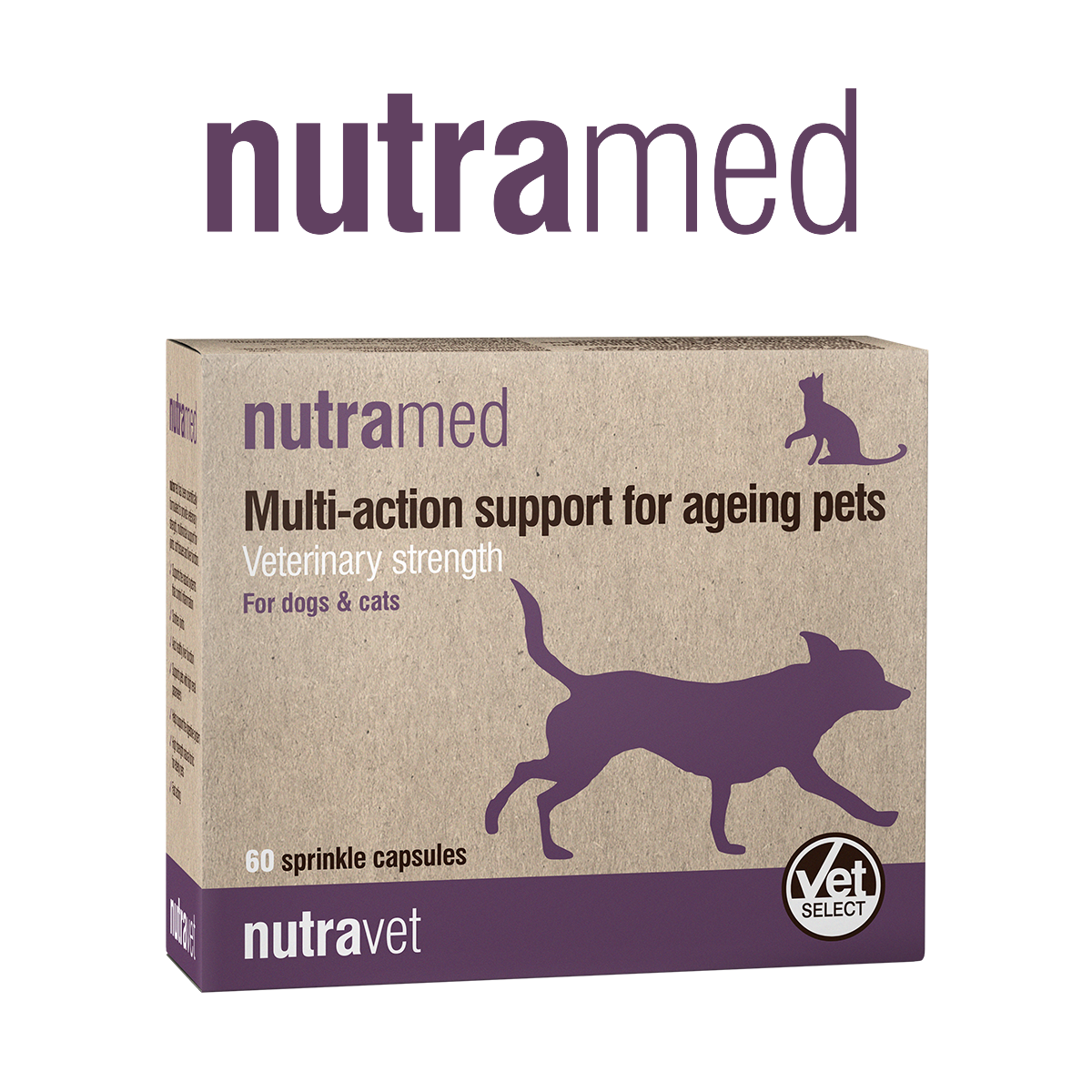 Nutramed – sprijin veterinar cu acțiune multiplă pentru animalele de companie în vârstă