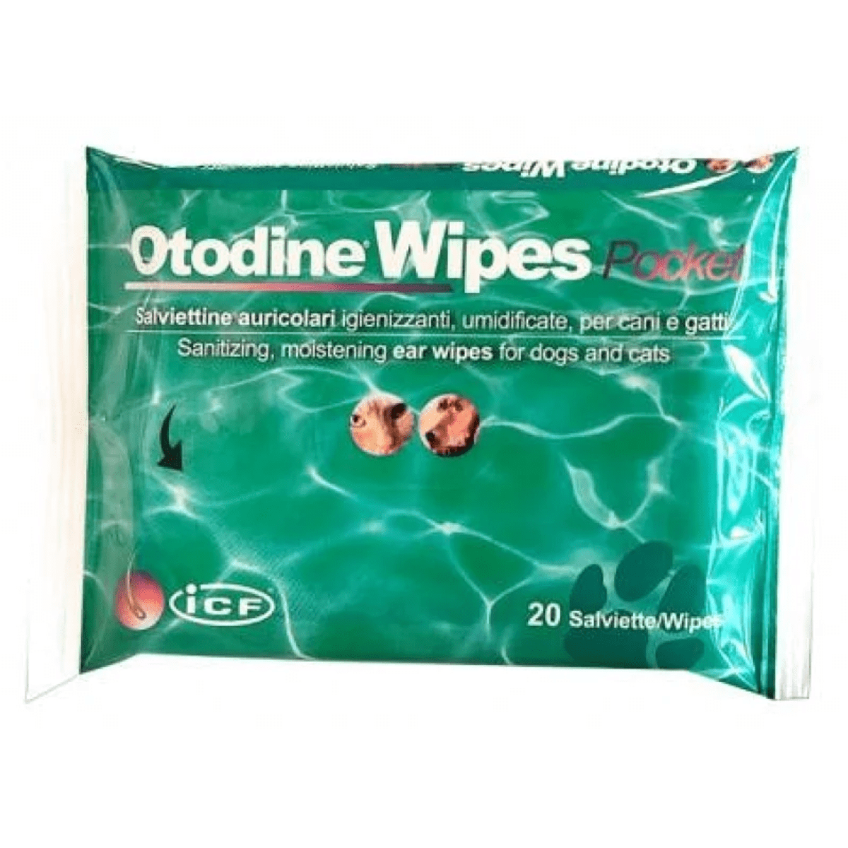 Otodine Wipes, servetele umede, pachet x 20 buc