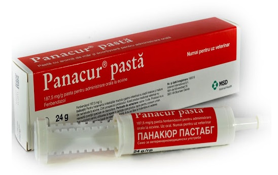 PANACUR PASTA 24g - ANTIPARAZITAR ORAL CABALINE