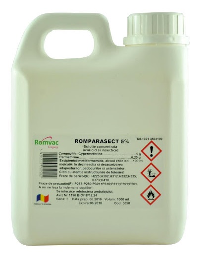 ROMPARASECT 5 % - SOLUTIE CONCENTRATA 1000 ML