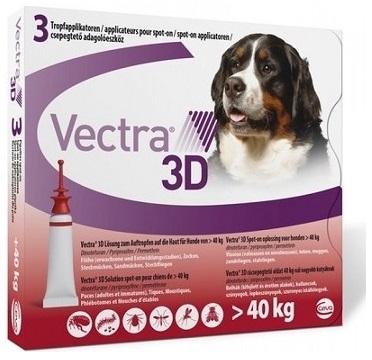 VECTRA 3D >40 KG - 3 PIPETE