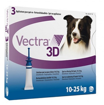 VECTRA 3D 10-25 KG - 3 PIPETE