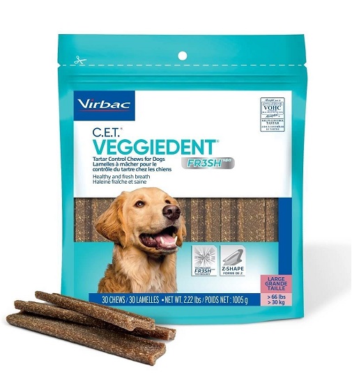 VEGGIEDENT DENTAL CHEW FR3SH LARGE DOG L (&gt; 30 KG) - 15 BUCATI