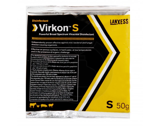 VIRKON S 50 G - DEZINFECTANT VIRUCID BACTERICID FUNGICID