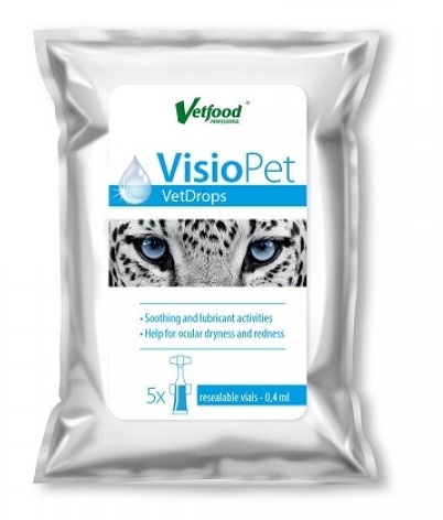 VetFood VISIOPET VETDROPS - 5 FIOLE