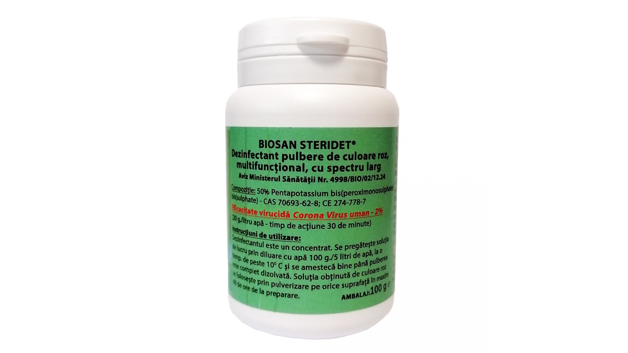 Dezinfectant Corona Virus - Biosan - 100 g