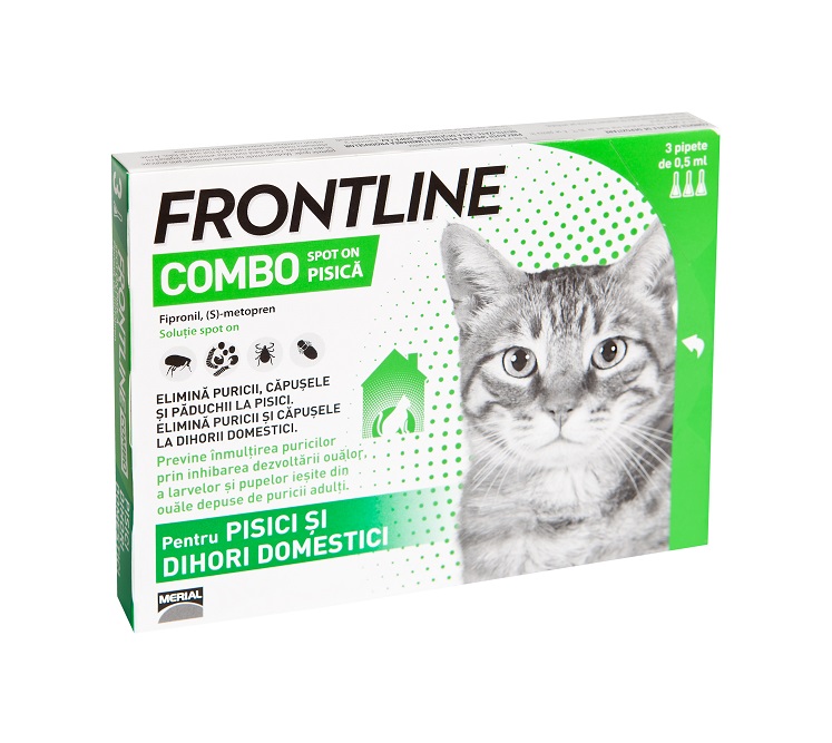 Frontline Combo Pisica Cat - 3 PIPETE