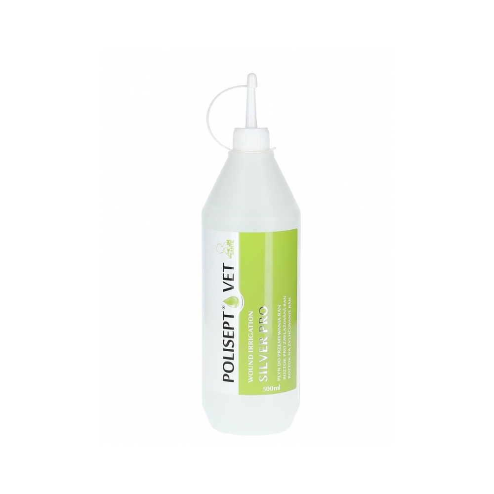 POLISEPT VET WOUND IRRIGATION SILVER PRO - 500 ML