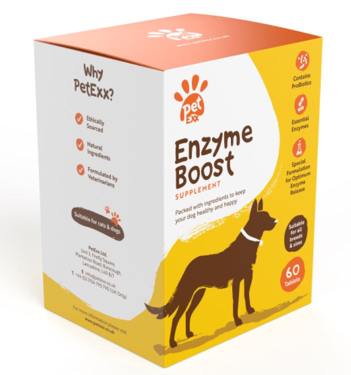 PetExx Enzyme Boost - Supliment digestiv - 30cpr