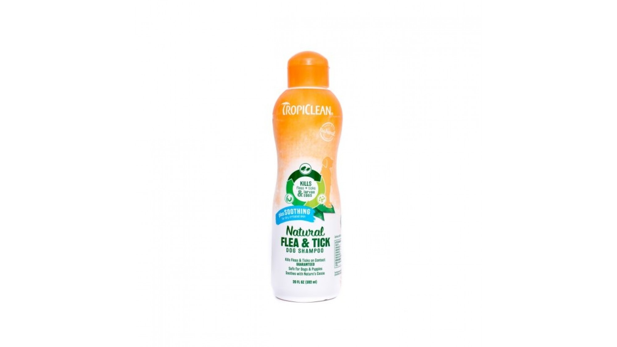 Sampon antiparazitar pentru caini Tropiclean Natural Plus Soothing 355ml