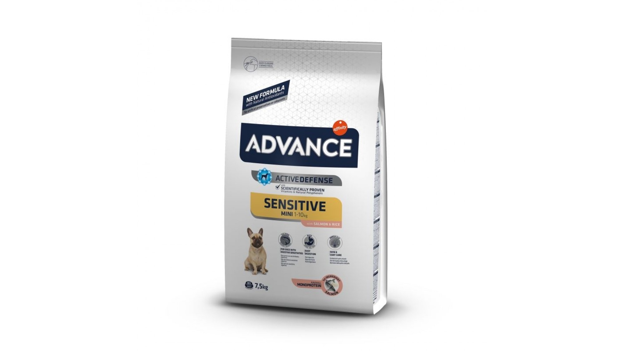 Advance Dog Mini Sensitive Somon & Orez -  7.5 kg