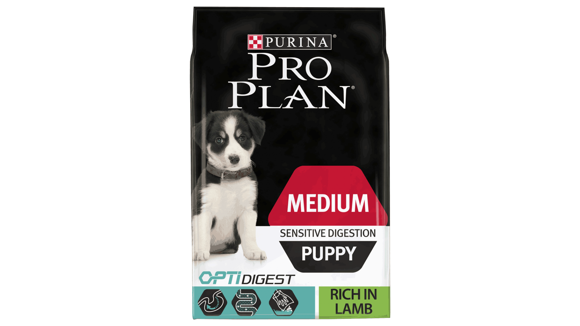 PRO PLAN Dog, Medium Puppy Sensitive Digestion Lamb -  12 kg