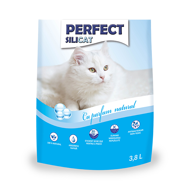 Perfect SiliCat cu parfum natural - 3,8 litri