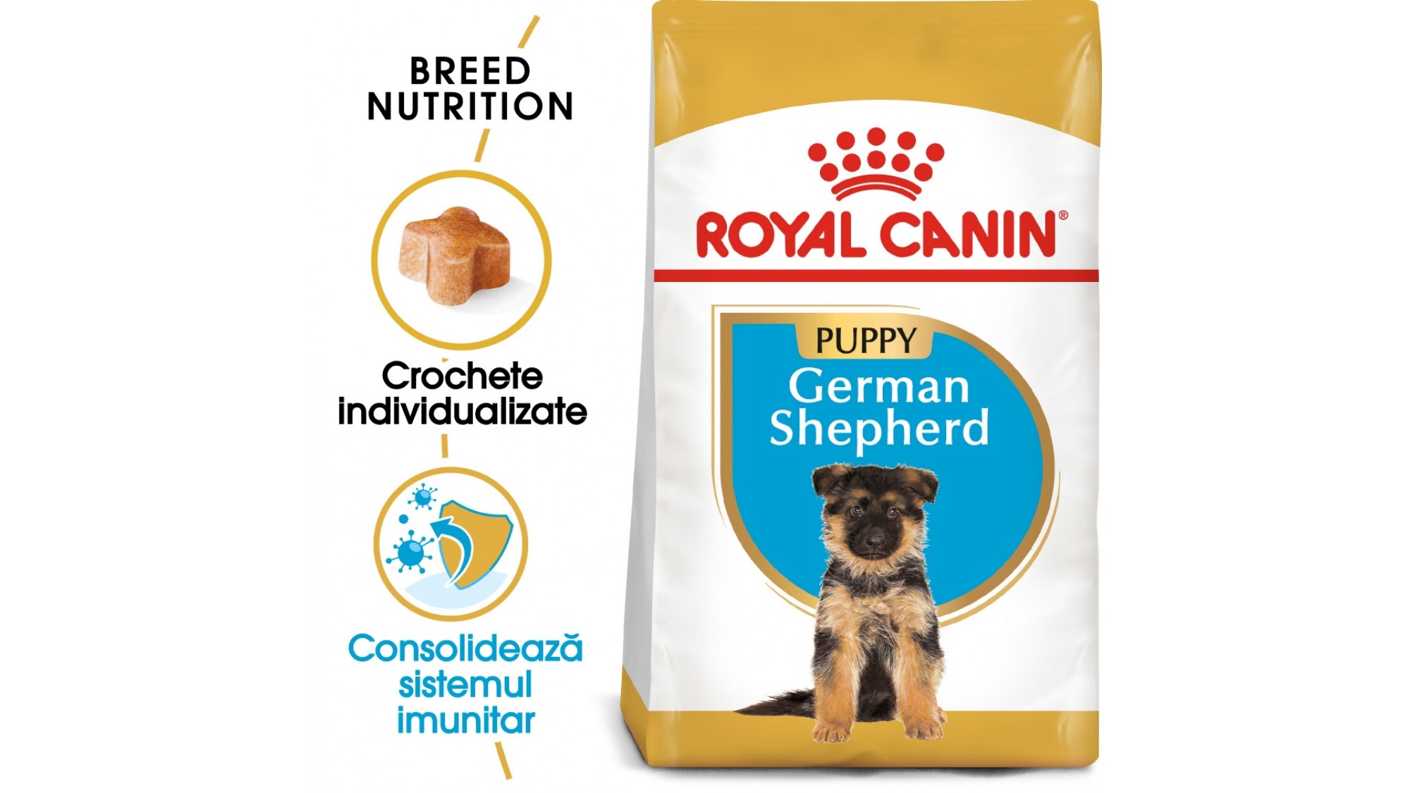 Royal Canin German Shepherd Puppy hrana uscata caine junior Ciobanesc German - 1 kg