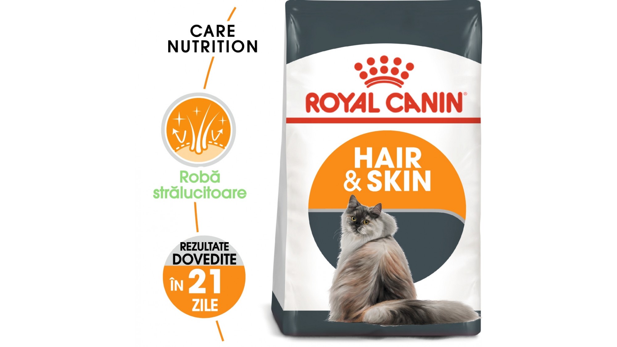 Royal Canin Hair&Skin Care Adult hrana uscata pisica, piele si blana - 10 kg