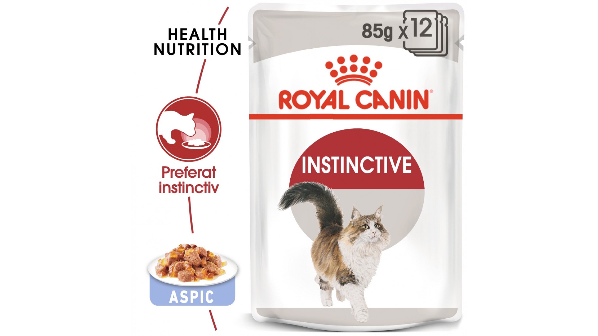 Royal Canin Instinctive Adult hrana umeda pisica (aspic) - 85 g