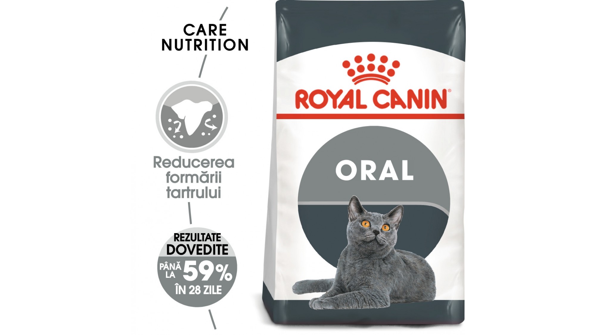 Royal Canin Oral Care Adult hrana uscata pisica, reducerea formarii tartrului - 8 kg