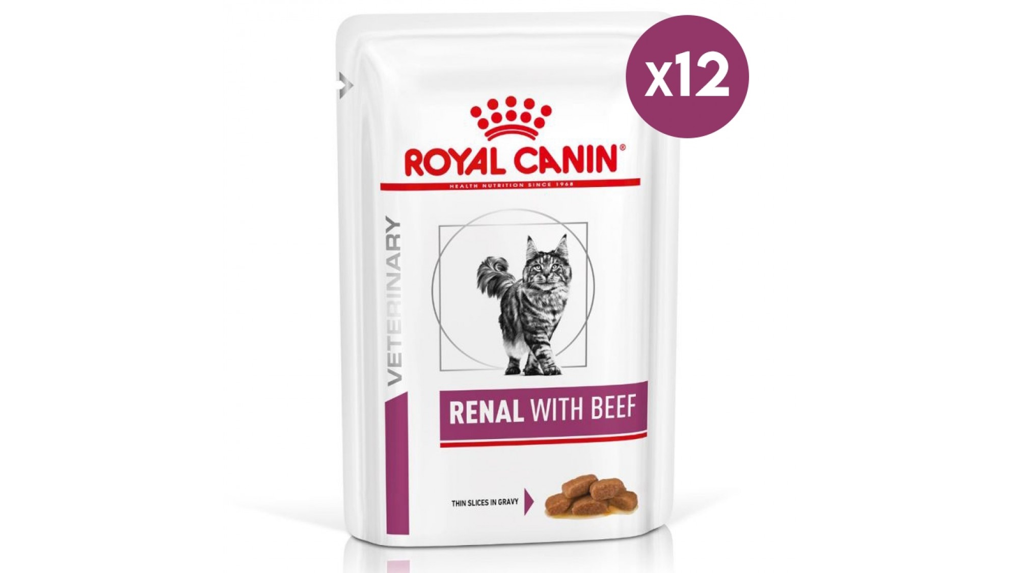 Royal Canin Renal with Beef - 12 x 85 g