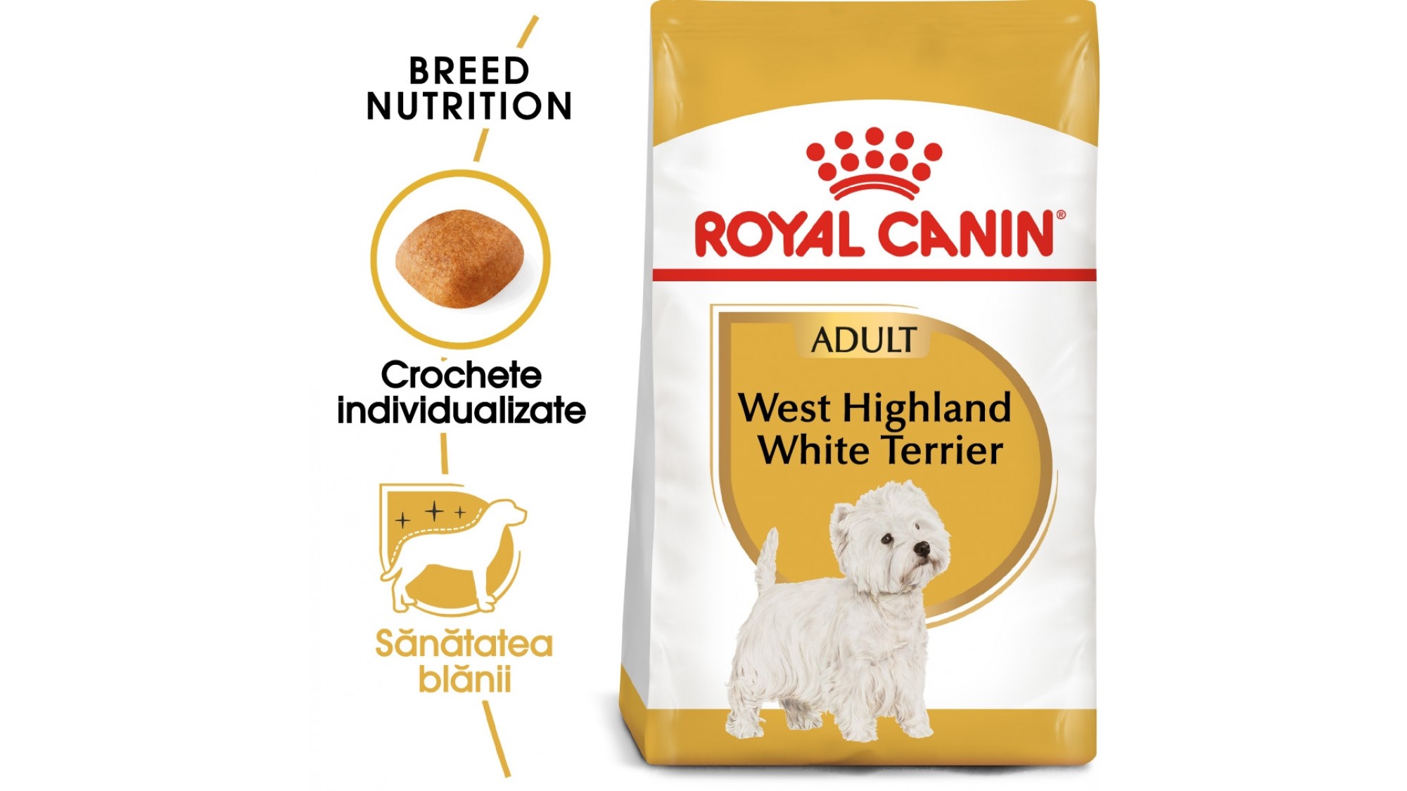 Royal Canin West Highland Terrier Adult hrana uscata caine Westie - 1.5 kg