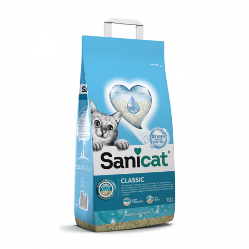 Nisip pentru litiera Sanicat Classic Marseille - 10 L