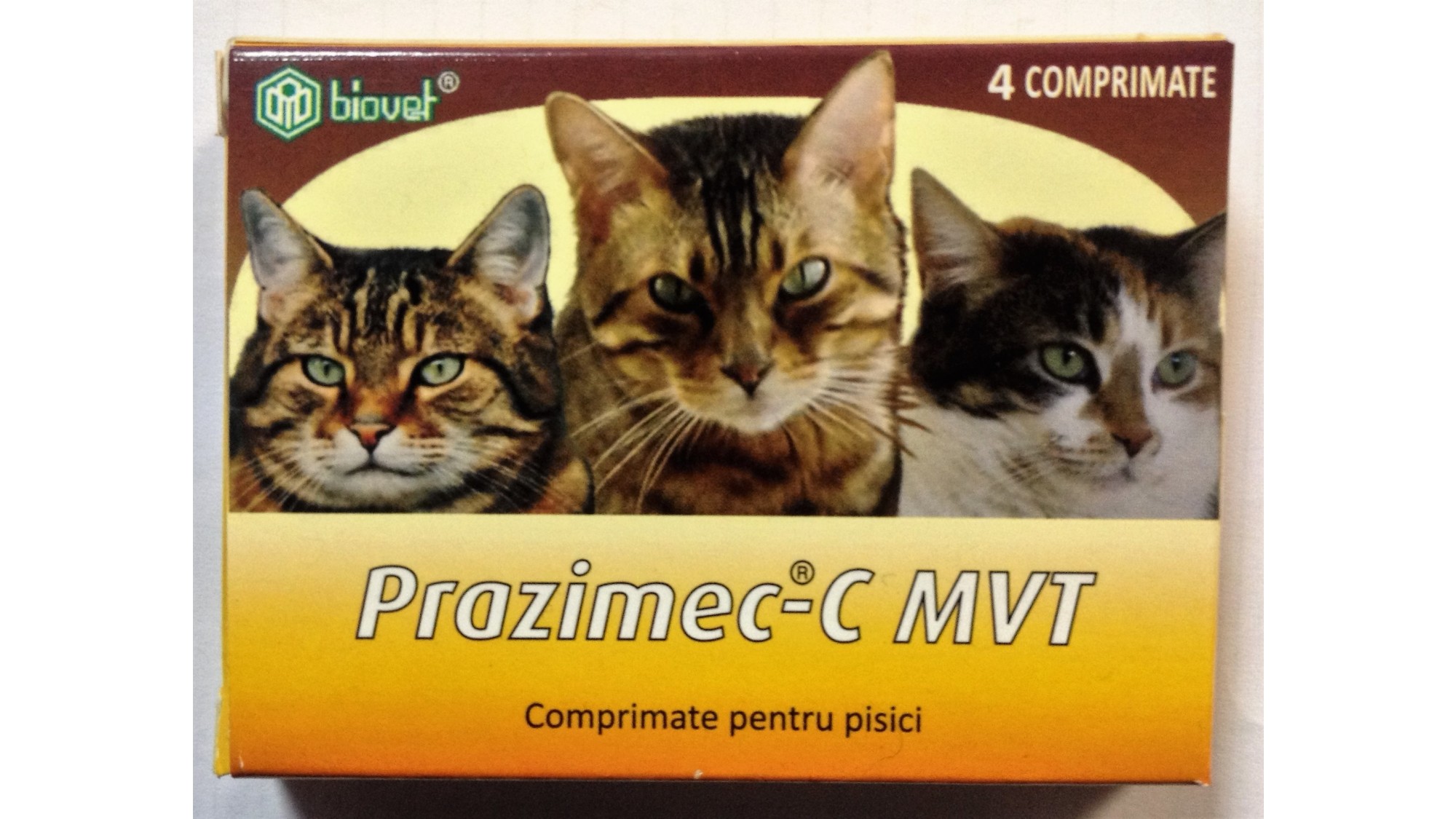 Prazimec C pisici 4 comprimate