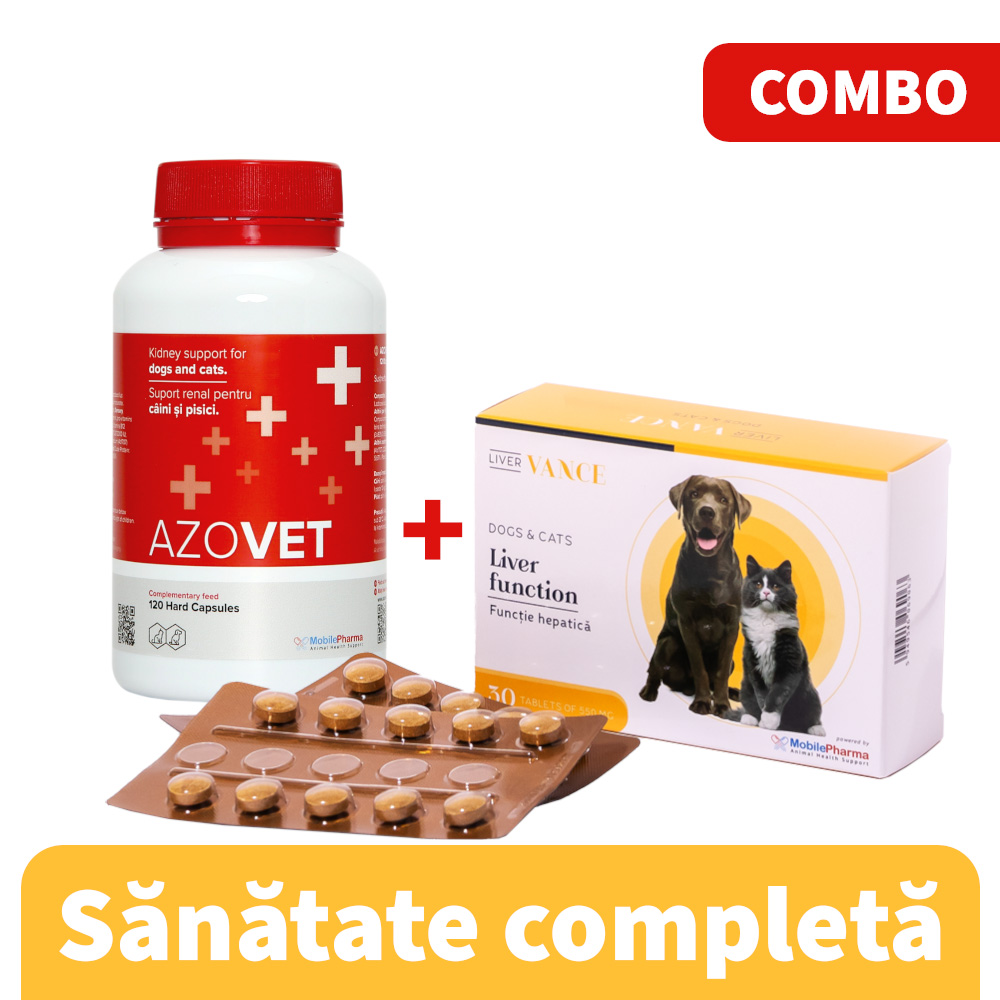 AZOVET - 120 CAPSULE + VANCE LIVER - 30 TABLETE