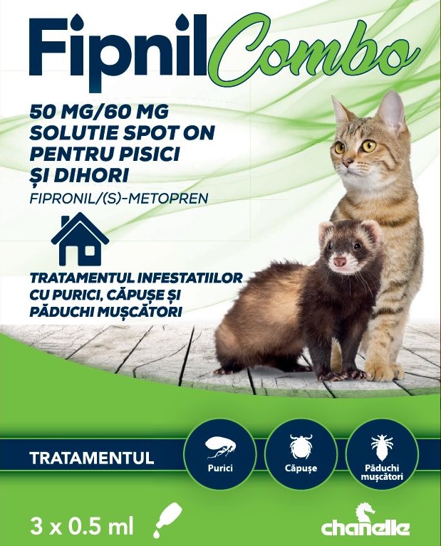 FIPNIL COMBO CAT 50-60mg verde