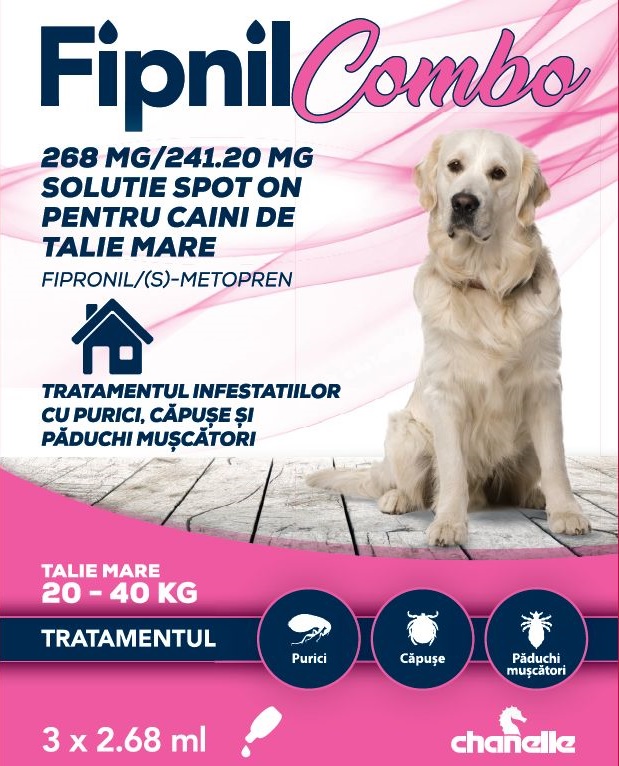 FIPNIL COMBO DOG L 20-40KG 268-241,2mg roz