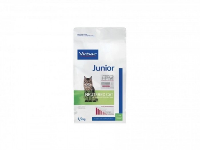 Virbac - Veterinary HPM Junior neutered cat - 1,5 kg