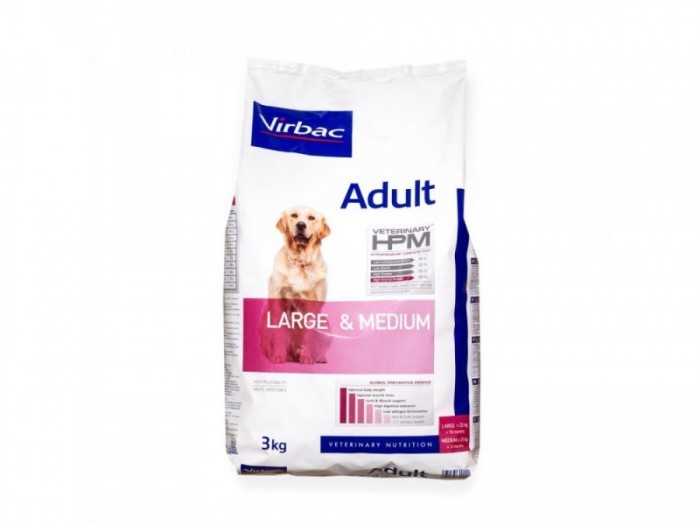 Virbac - Veterinary HPM Adult dog large & medium - 16 kg