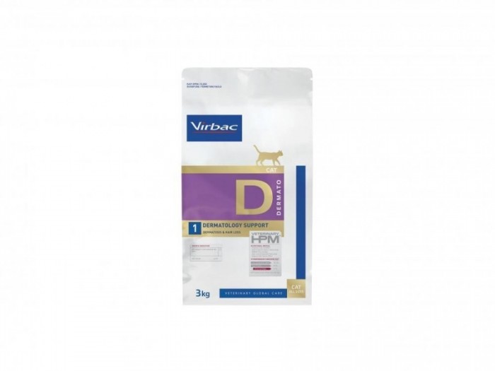 Virbac - Veterinary HPM Cat Dermatology Support - 3 kg