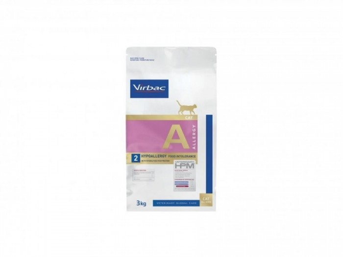 Virbac - Veterinary HPM Cat Hypoallergy fish - 3 kg