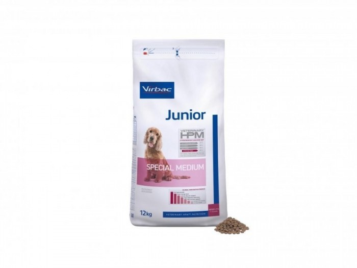 Virbac - Veterinary HPM Junior dog special medium - 12 kg