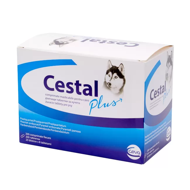 CESTAL DOG PLUS CHEW PENTRU CAINI - 200 TABLETE