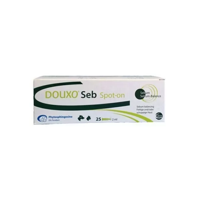 DOUXO SEB PIPETE SPOT ON 25 BUC X 2 ML