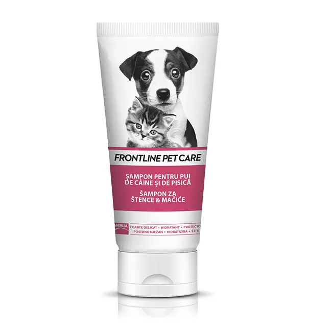 FRONTLINE PET CARE - SAMPON PENTRU PUII DE CAINE SI PISICA 200 ML