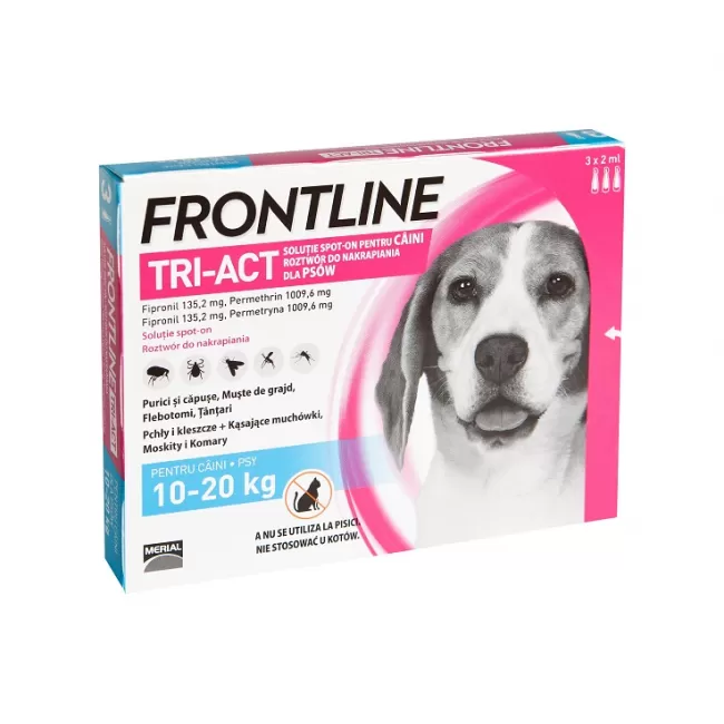 FRONTLINE TRI-ACT M CAINE DOG (10-20 KG) - 1 PIPETA