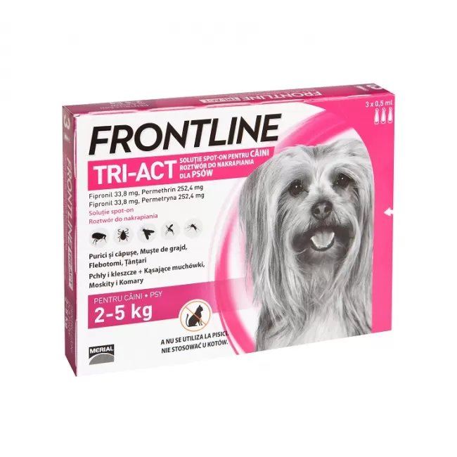 FRONTLINE TRI-ACT XS CAINE DOG (2-5 KG) - 1 PIPETA