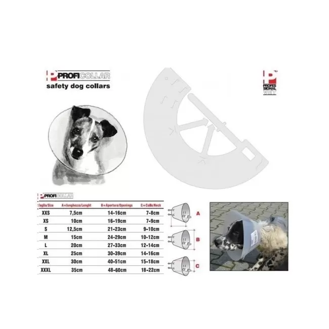 GULER DE PROTECTIE CAINE PROFICOLLAR XL - 25 CM