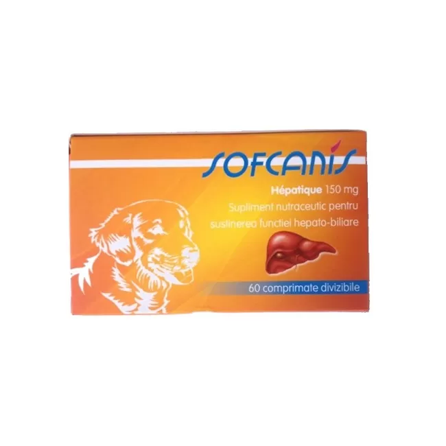 SOFCANIS CANIN HEPATIQUE 150 MG - 60 COMPRIMATE