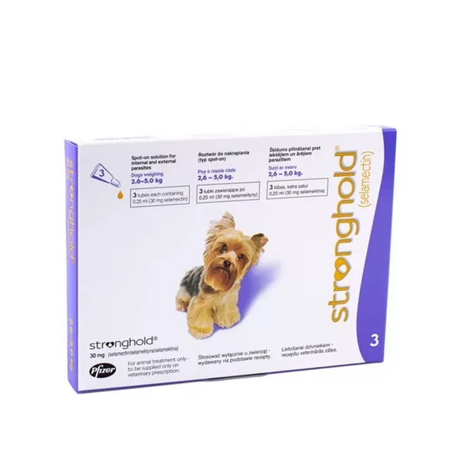 STRONGHOLD CAINE 30MG (2,6 - 5 KG) - 3 PIPETE
