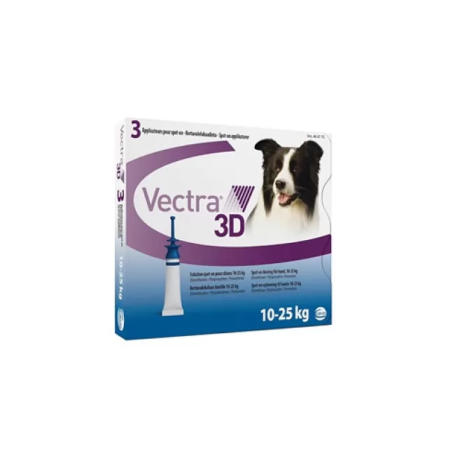 VECTRA 3D 10-25 KG - 3 PIPETE