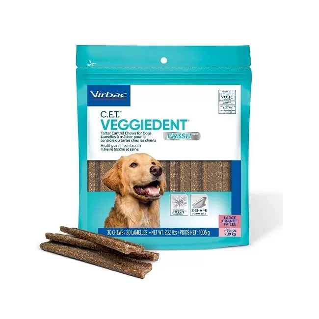VEGGIEDENT DENTAL CHEW FR3SH LARGE DOG L (&gt; 30 KG) - 15 BUCATI