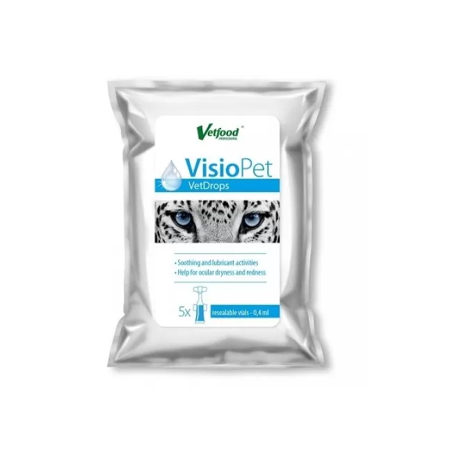 VetFood VISIOPET VETDROPS - 5 FIOLE