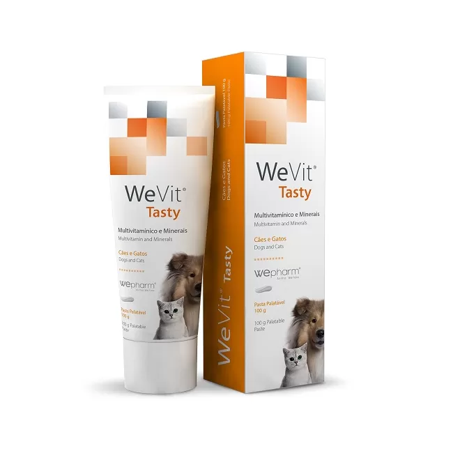 WeVit Tasty 100G - PASTA MULTIVITAMINE SI MINERALE CAINI SI PISICI