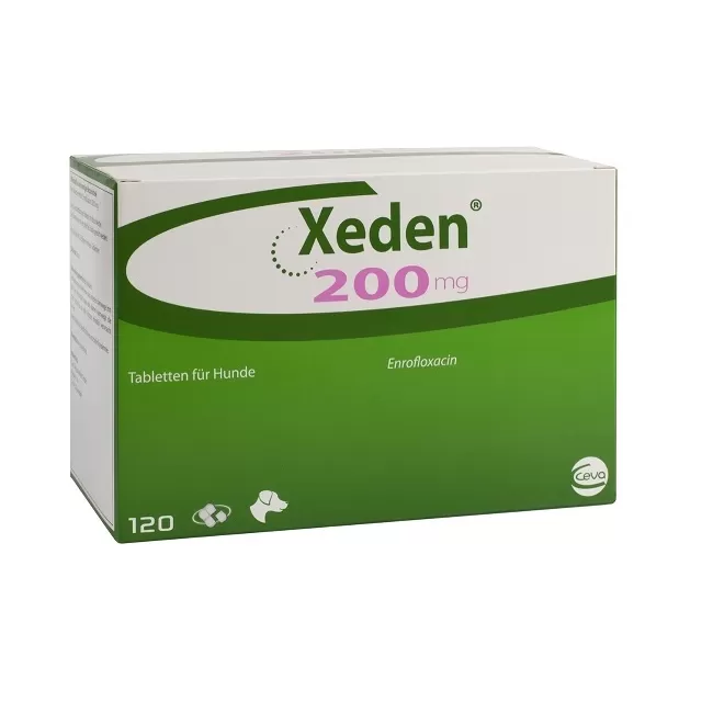 XEDEN 200 MG (ENROFLOXACINA) - 6 TABLETE PALATABILE